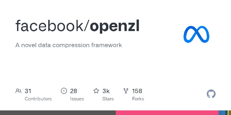 GitHub - facebook/openzl: A novel data compression framework